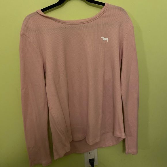 Light Pink, Pink Long-Sleeve Shirt - Picture 2 of 4